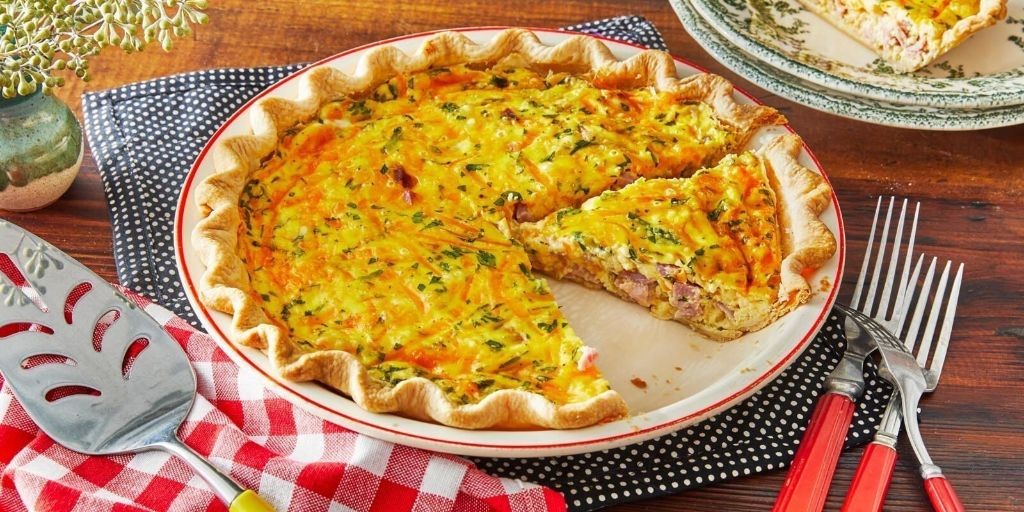 Savory Ham and Cheese Quiche