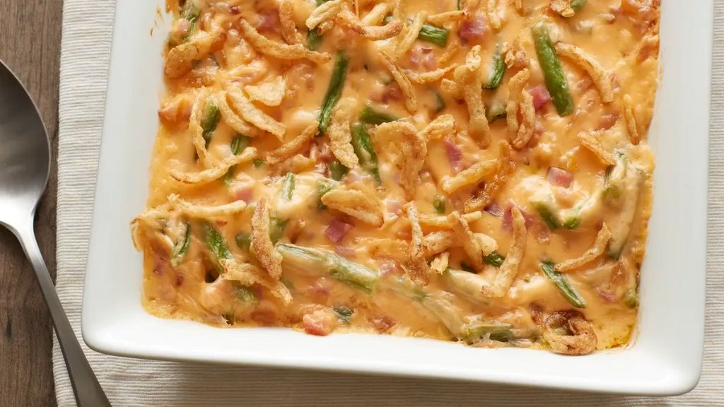 Savory Ham and Green Bean Casserole