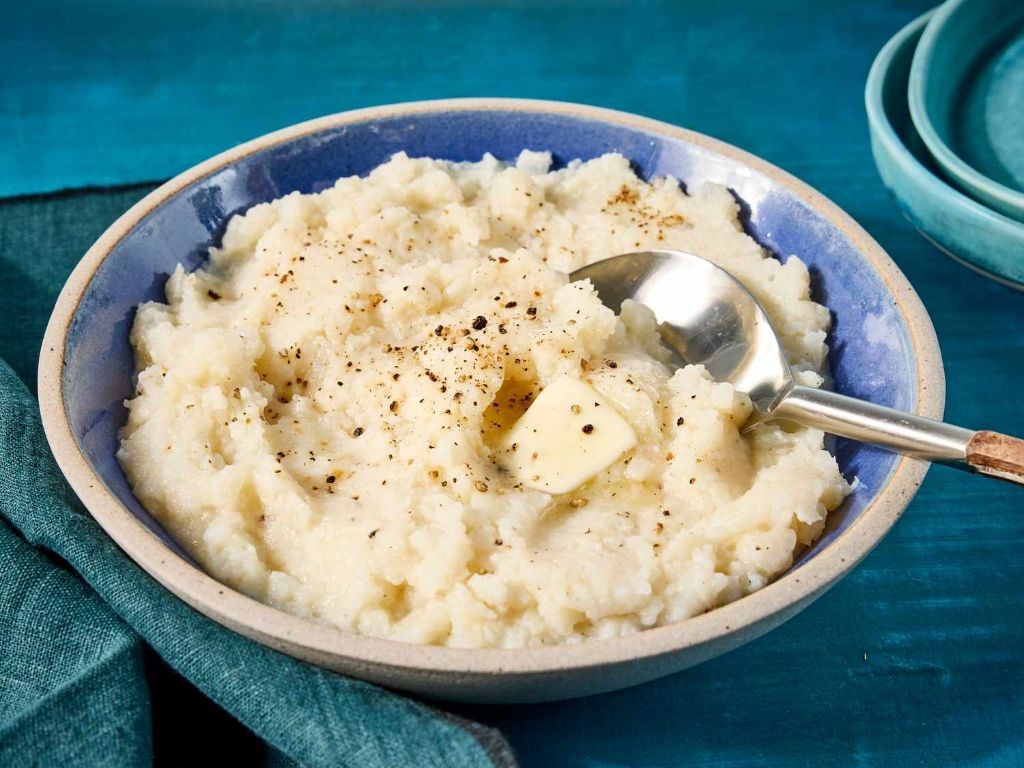 Savory Mushroom and Onion Mashed Turnips
