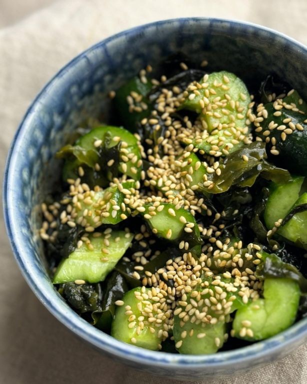 Seaweed and Cucumber Sesame Salad