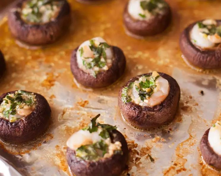 Shrimp Scampi Stuffed Mushrooms