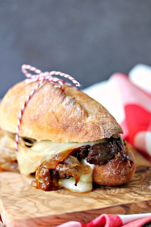 Sirloin Steak Sandwich with Caramelized Onions