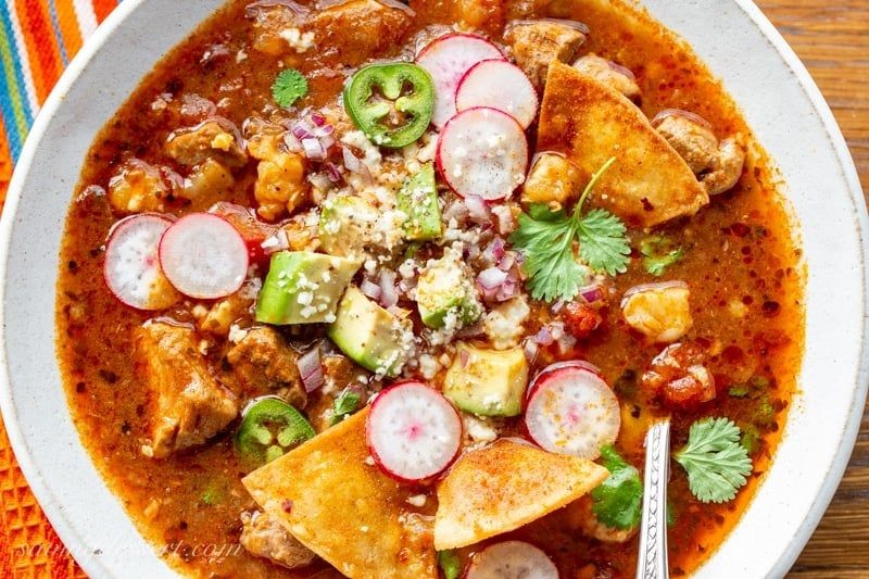 Slow Cooker Pork Posole