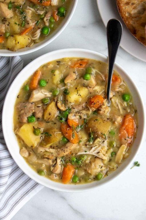 Slow-Cooked Chicken and Vegetable Stew