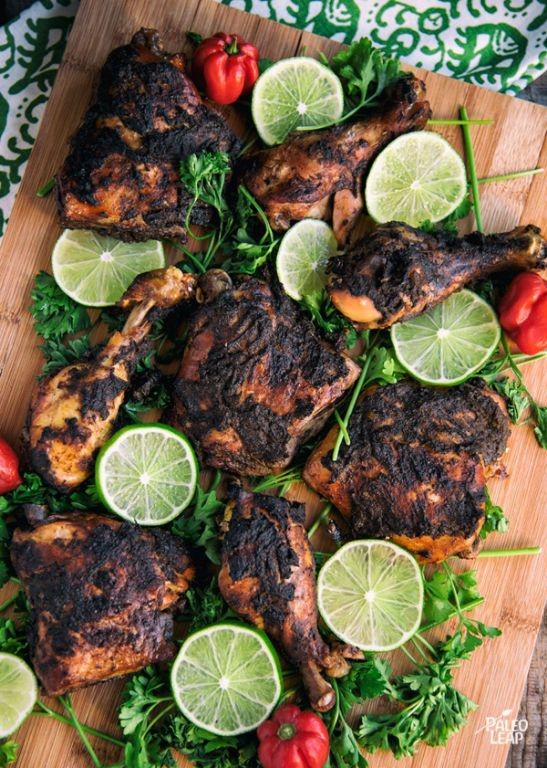Slow-Cooked Jerk Chicken with Allspice and Thyme