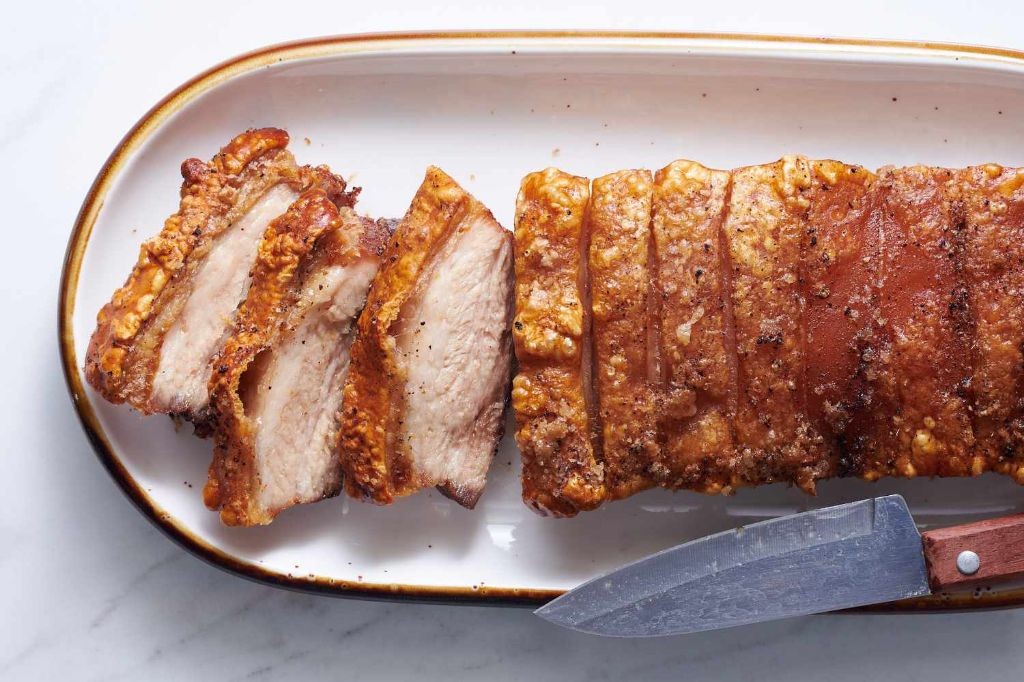 Slow-Roasted Pork Belly with Crackling