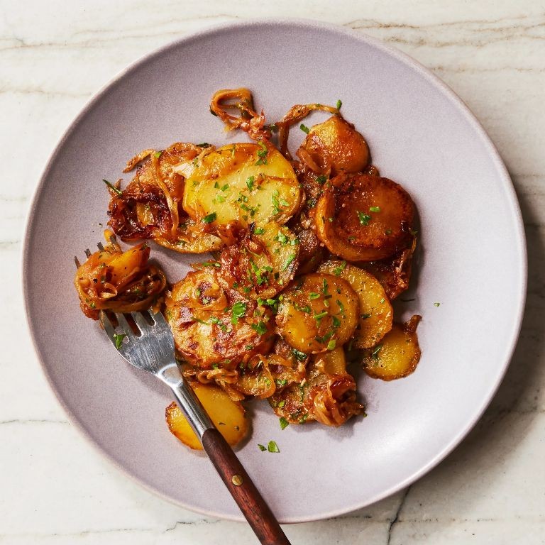Smoked Paprika Lyonnaise Potatoes