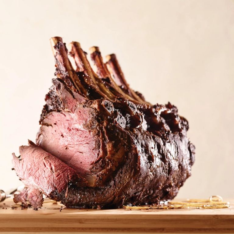 Smoked Peppercorn Rib Roast