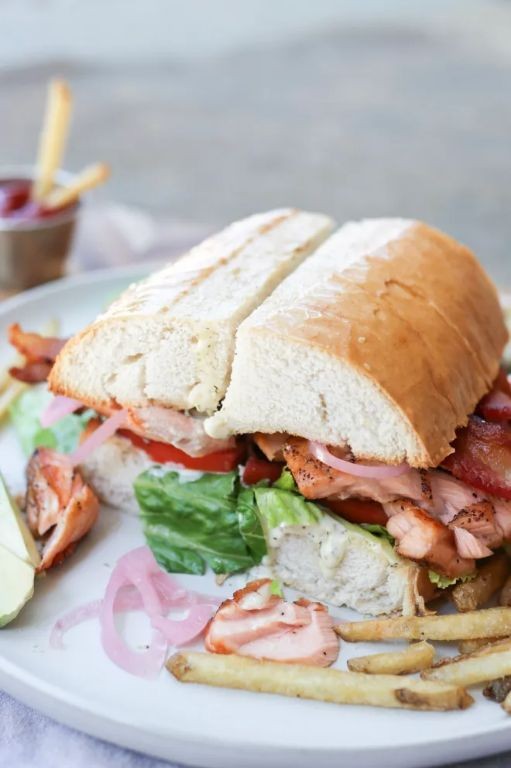 Smoked Salmon BLT with Lemon Aioli