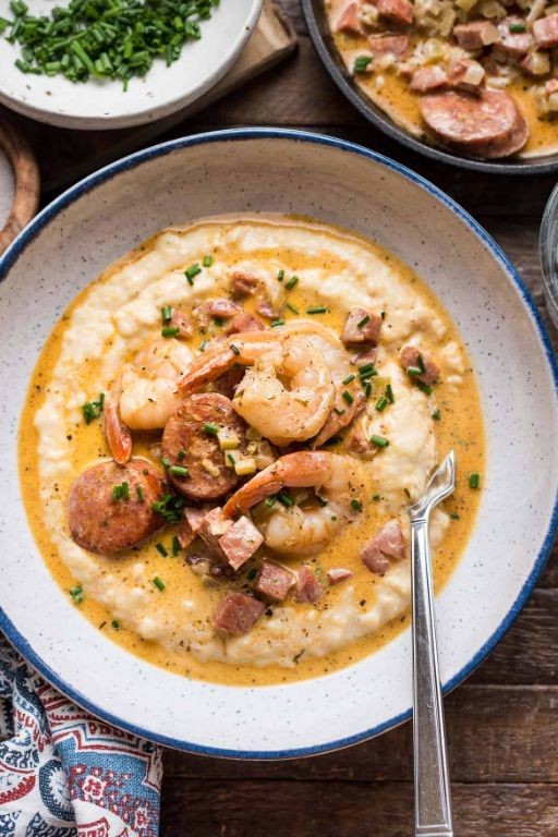 Smoky Andouille Sausage Grits
