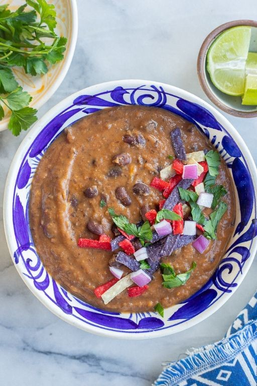 Smoky Black Bean and Sweet Potato Soup