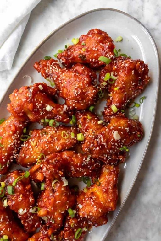 Spicy Honey Glazed Chicken Wings