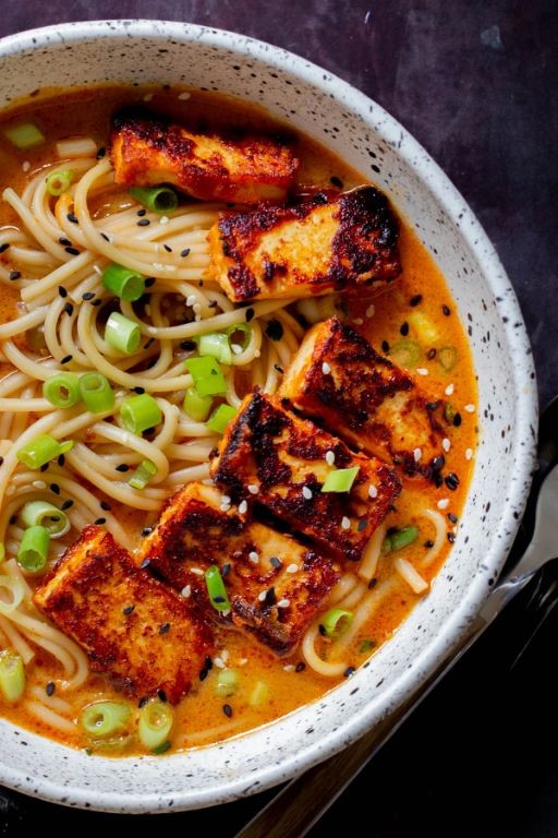 Spicy Ramen with Peanut Sauce