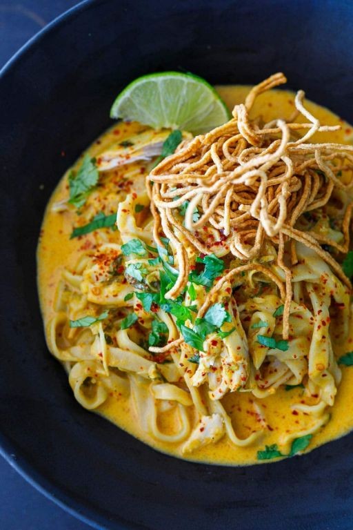 Spicy Thai Coconut Noodle Soup