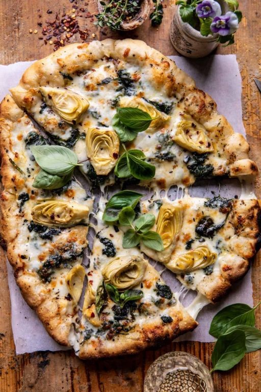Spinach and Artichoke Pizza Bread