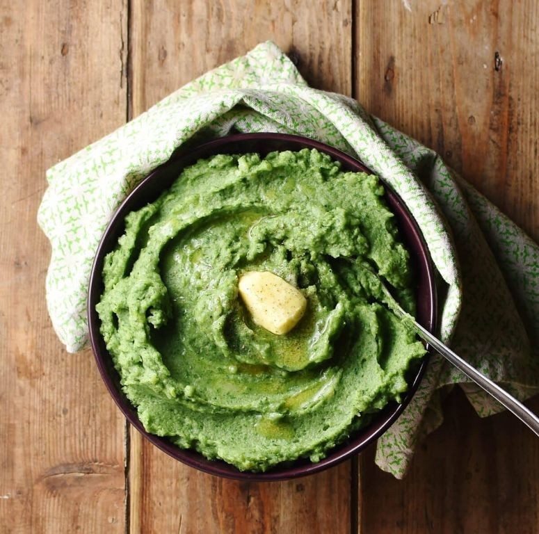Spinach and Potato Puree