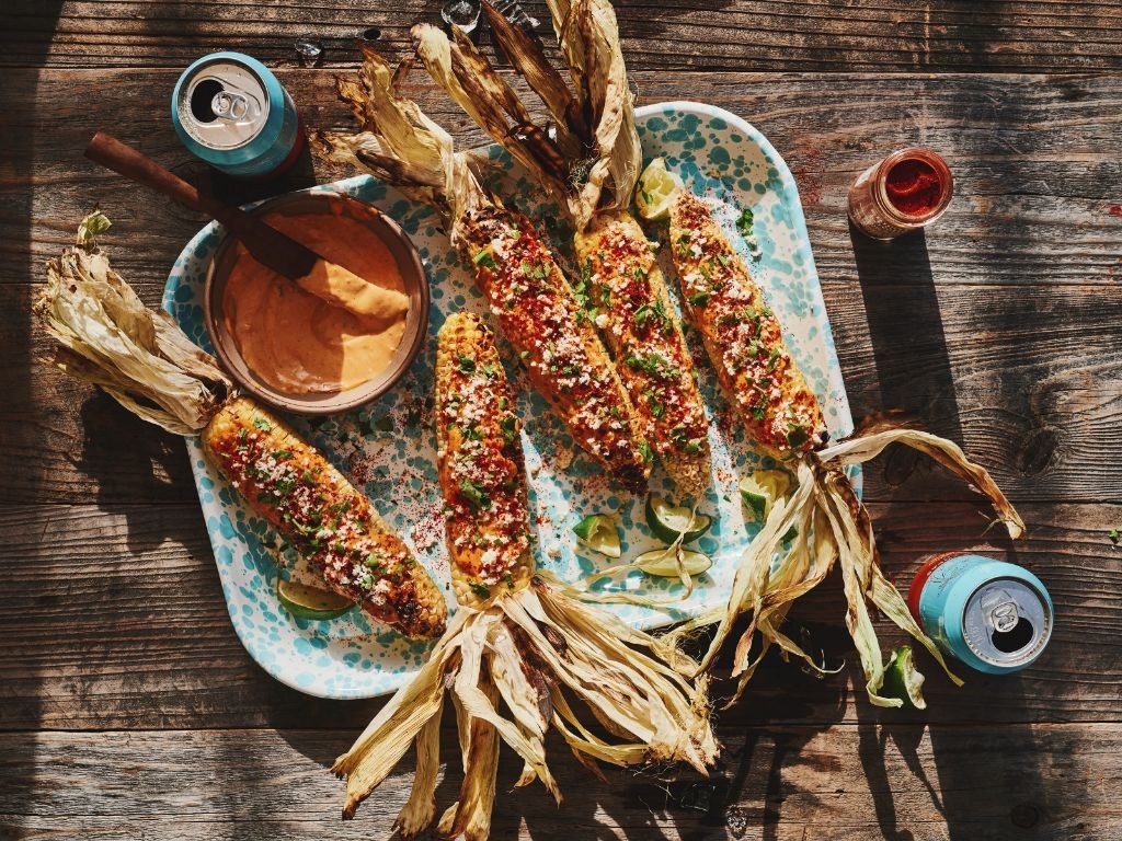 Ssamjang Marinated Grilled Corn