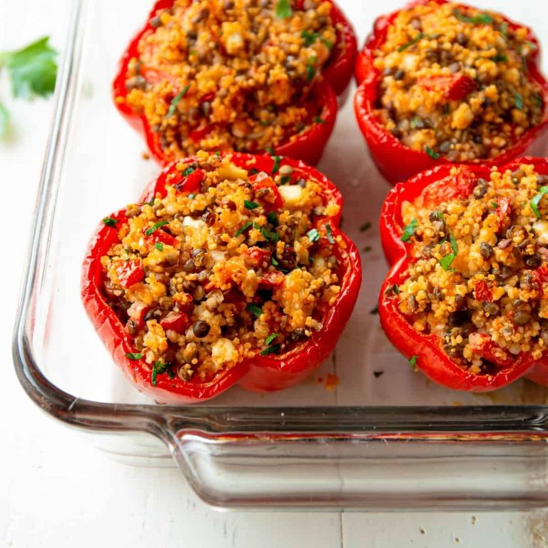 Stuffed Bell Peppers with Couscous