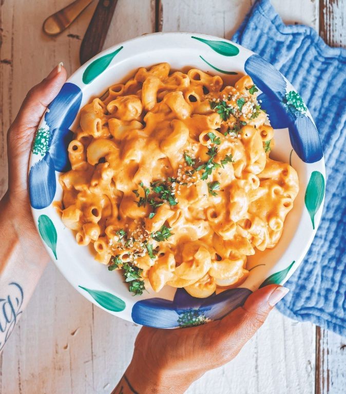 Sun-Dried Tomato Vegan Mac and Cheese