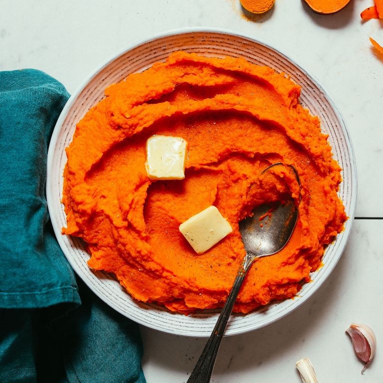 Sweet Potato and Carrot Puree
