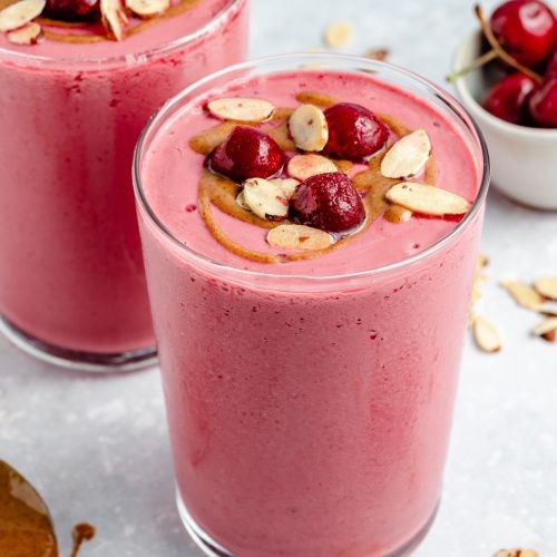 Tart Cherry Vanilla Almond Milk Shake