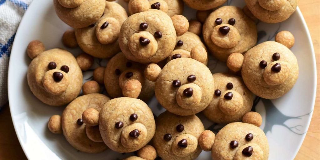 Teddy Bear Shortbread Cookies