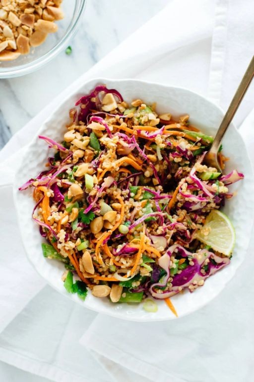 Thai Peanut Chicken and Quinoa Salad