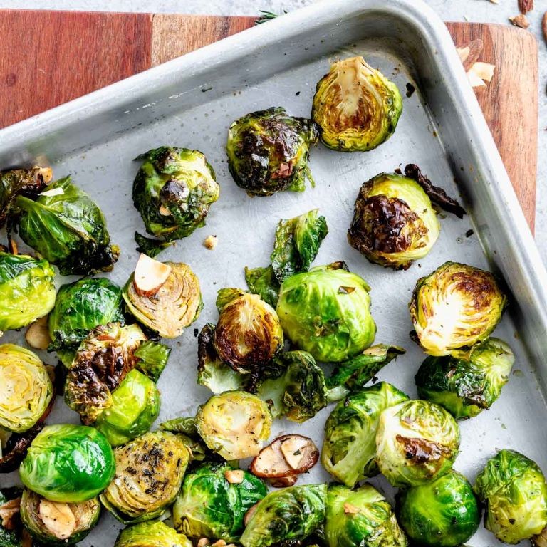 Thyme and Balsamic Glazed Brussels Sprouts