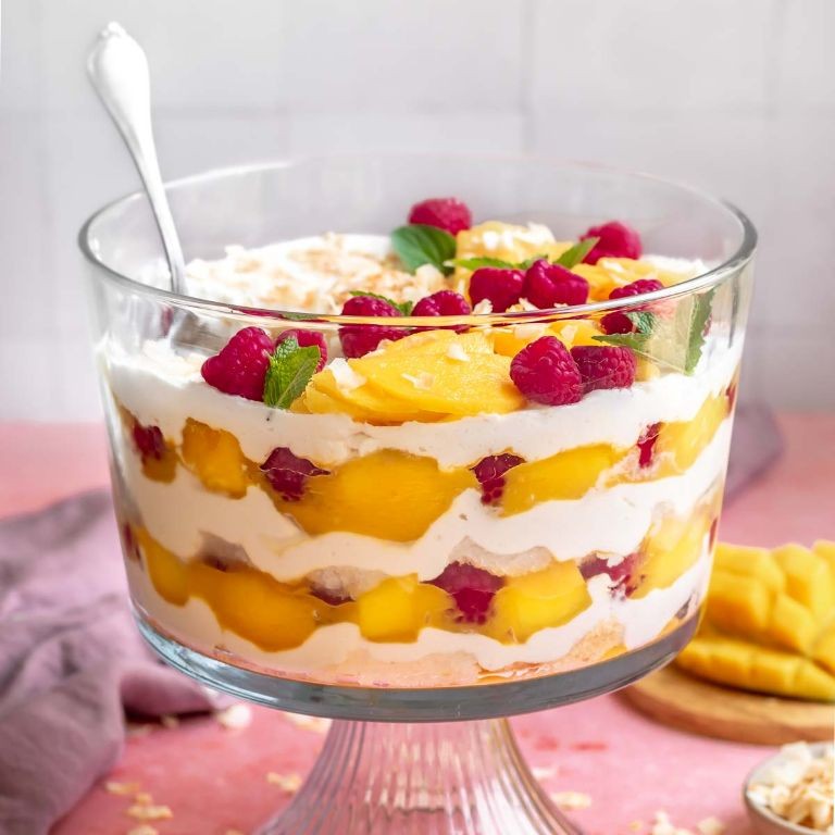 Tropical Mango Pineapple Trifle