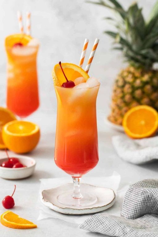 Tropical Pineapple Tequila Punch