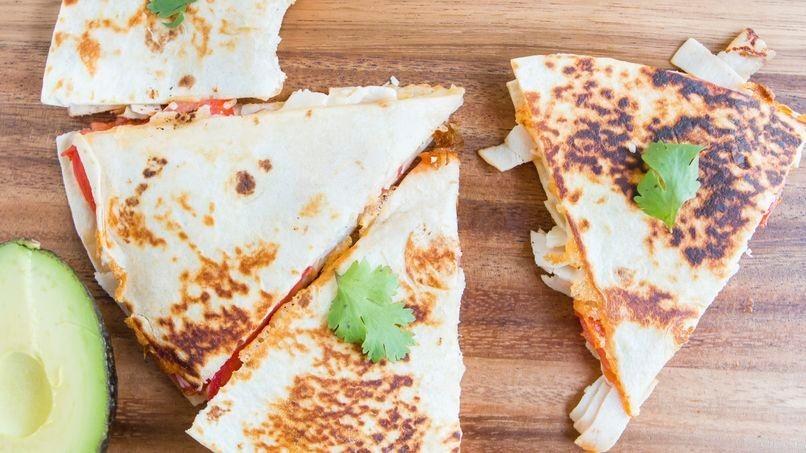 Turkey and Cheese Quesadillas