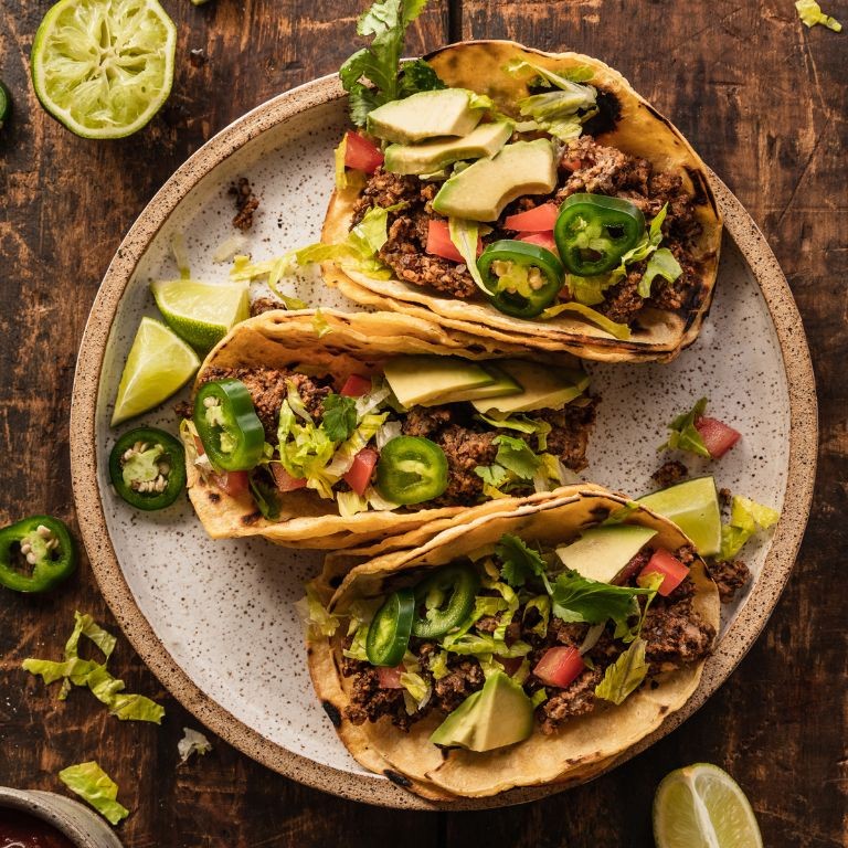 Vegan Mushroom and Walnut Tacos