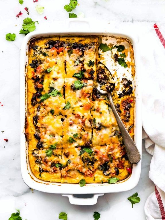 Vegetable and Polenta Layered Casserole