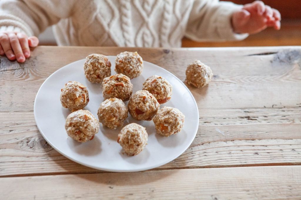 Wasabi Almond and Coconut Energy Bites