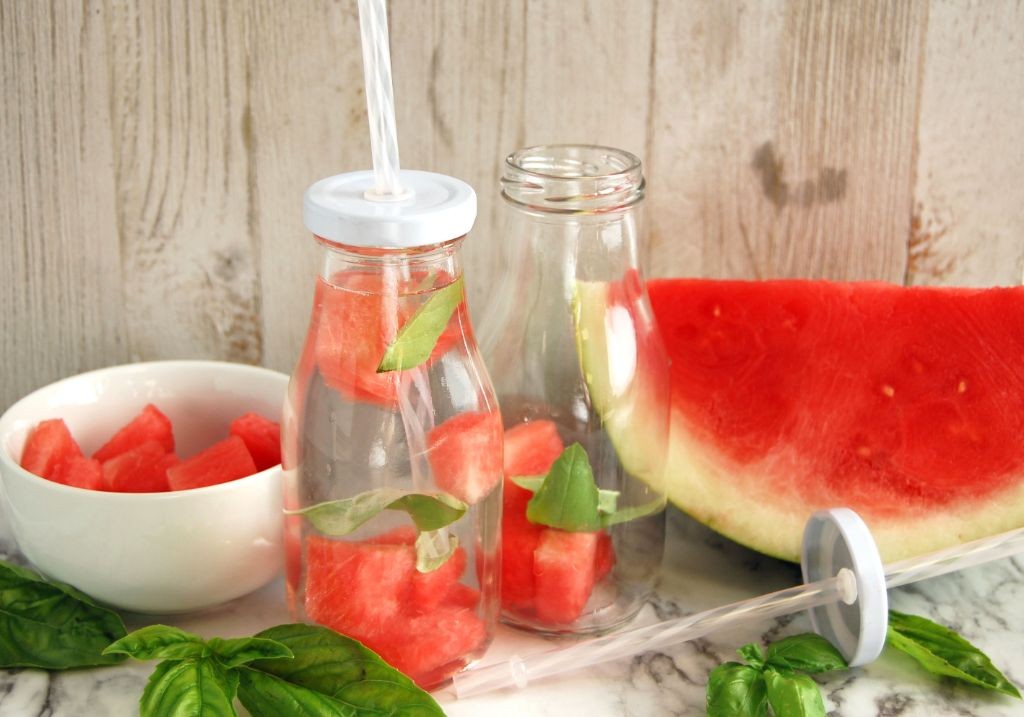 Watermelon and Basil Detox Water