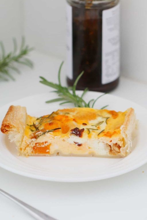 White Pumpkin and Caramelized Onion Tart