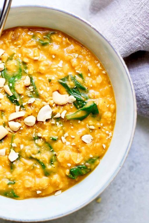 White Pumpkin and Lentil Curry