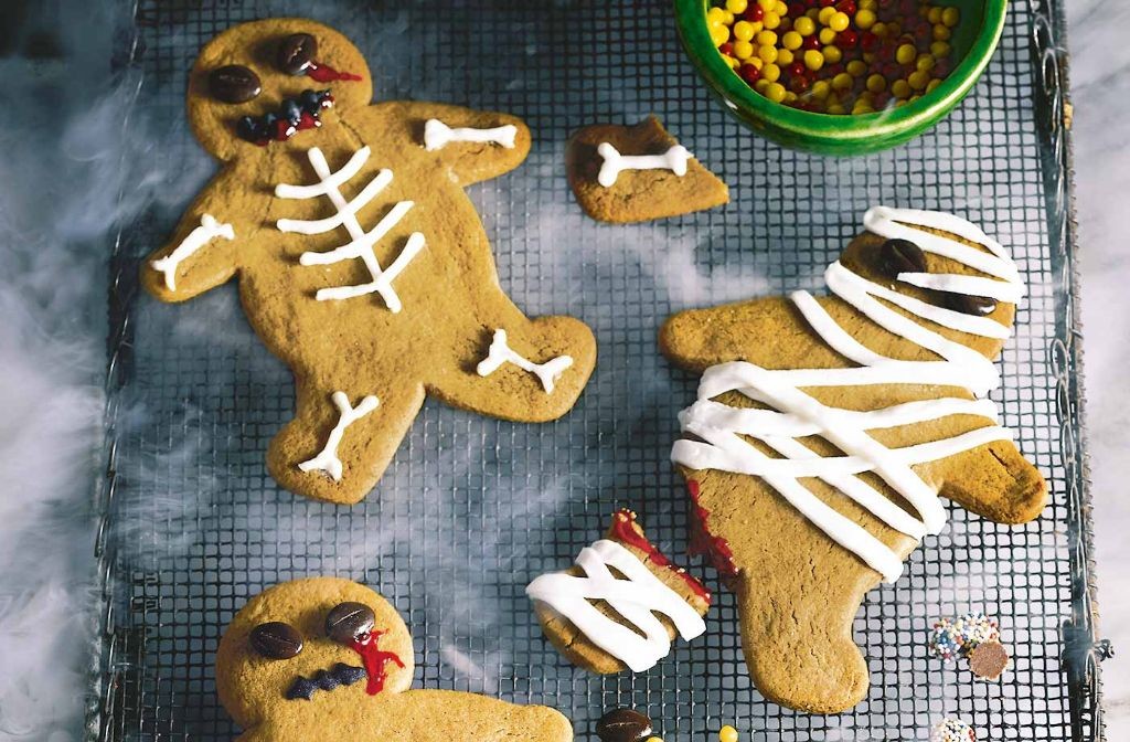 Zombie Hand Ginger Cookies