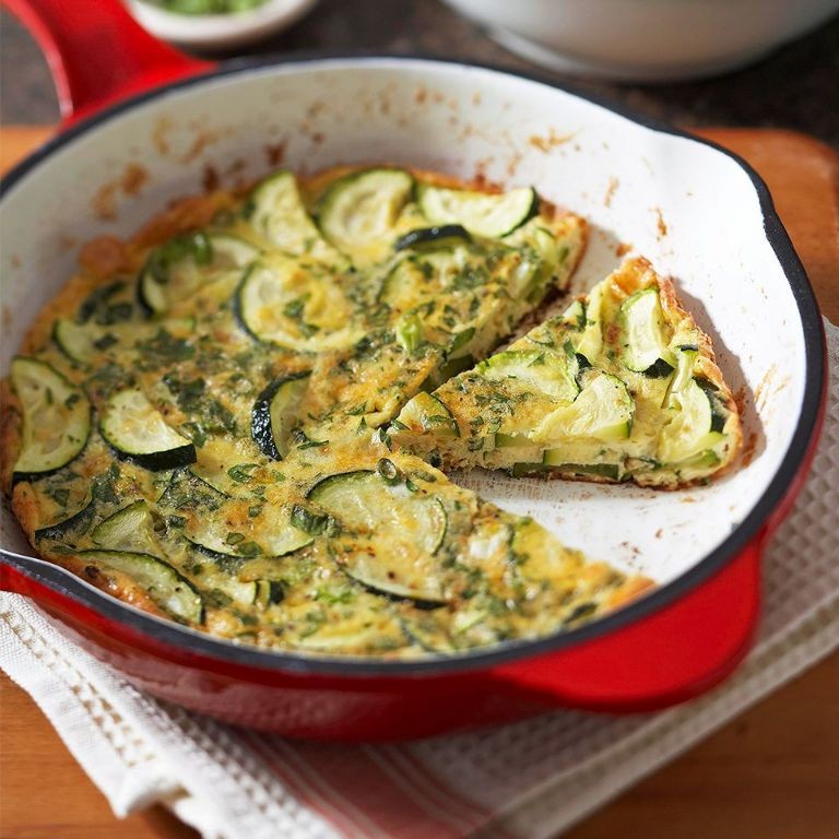 Zucchini and Cheese Frittata
